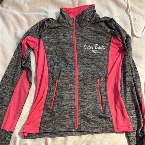 Women's Outer Banks NC Gray and Pink Jacket